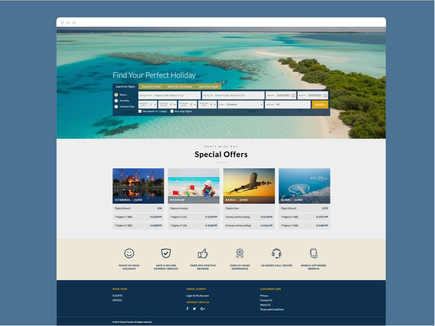 Multi-functional Travel Website