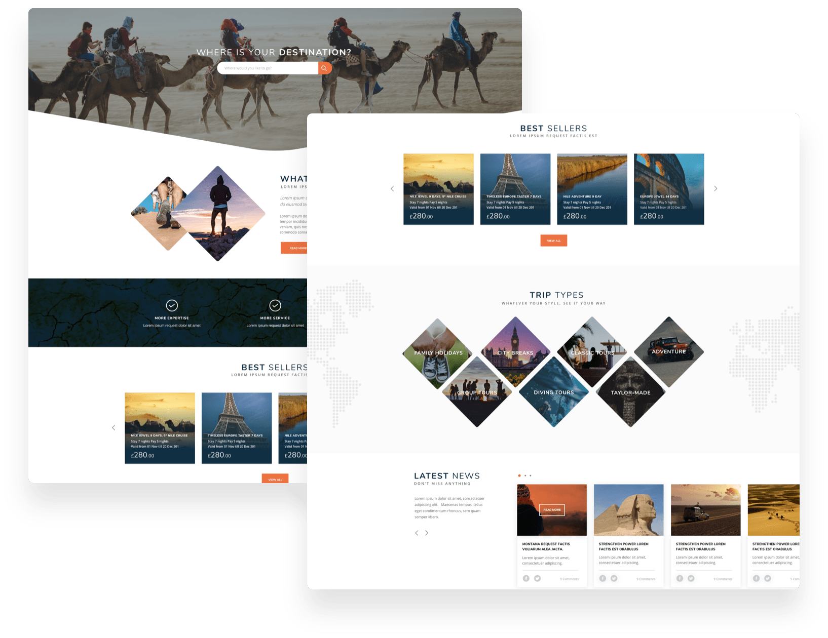 Tour Operator Website Features